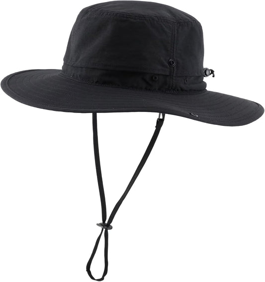 Connectyle Sun Hat for Men Women Outdoor UV Protection Safari Hat for Fishing Hiking Gardening Breathable Cowboy Hat UPF50