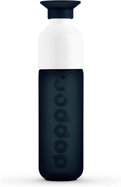 Preserve Dopper Water Bottle, 15.25 Ounce, Dark Spring