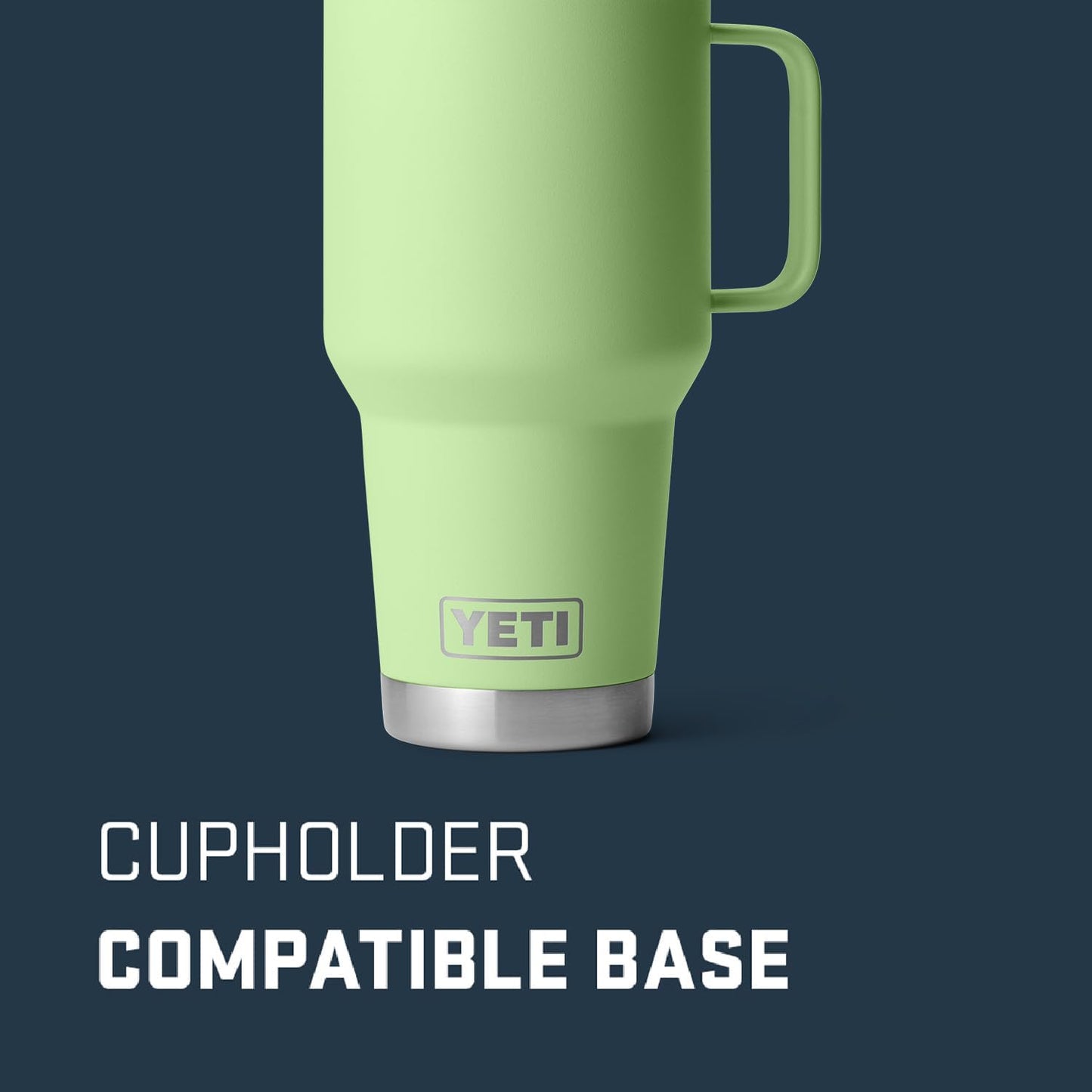 YETI Rambler 30 oz Travel Mug, Stainless Steel, Vacuum Insulated with Stronghold Lid
