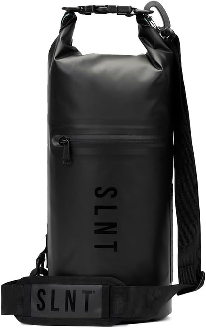 SLNT Waterproof Faraday Dry Bag - 420D Waterproof Nylon Signal Blocking Backpack - Protects Electronics from Water, Spying, Hacking - Blocks RFID, WiFi, Bluetooth, NFC, Cellular, GPS, EMF (10 Liter)