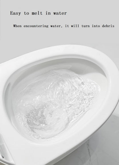 Toilet Seat Cover Paper Flushable (40 Pcs) ，Thickening, Enlarging- Flushable - 22x16.54" (Half-Fold)