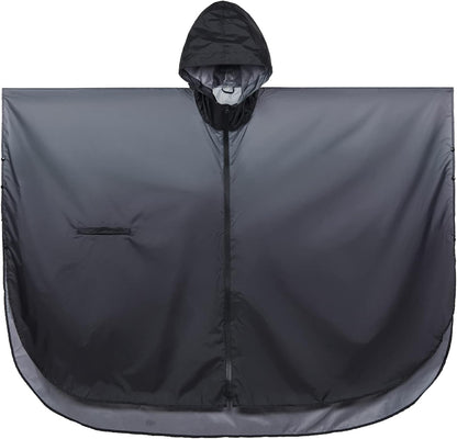 SaphiRose Rain Poncho Jacket Coat Hooded for Adults with Pockets