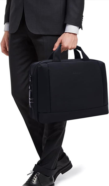 Heavy Duty Accordian File OrganizerwithHandle&Combination Lock,26 Pockets Expanding File Folder, Portable Document Organizer Accordion File Keeper for Letter Size / A4 File (Black)