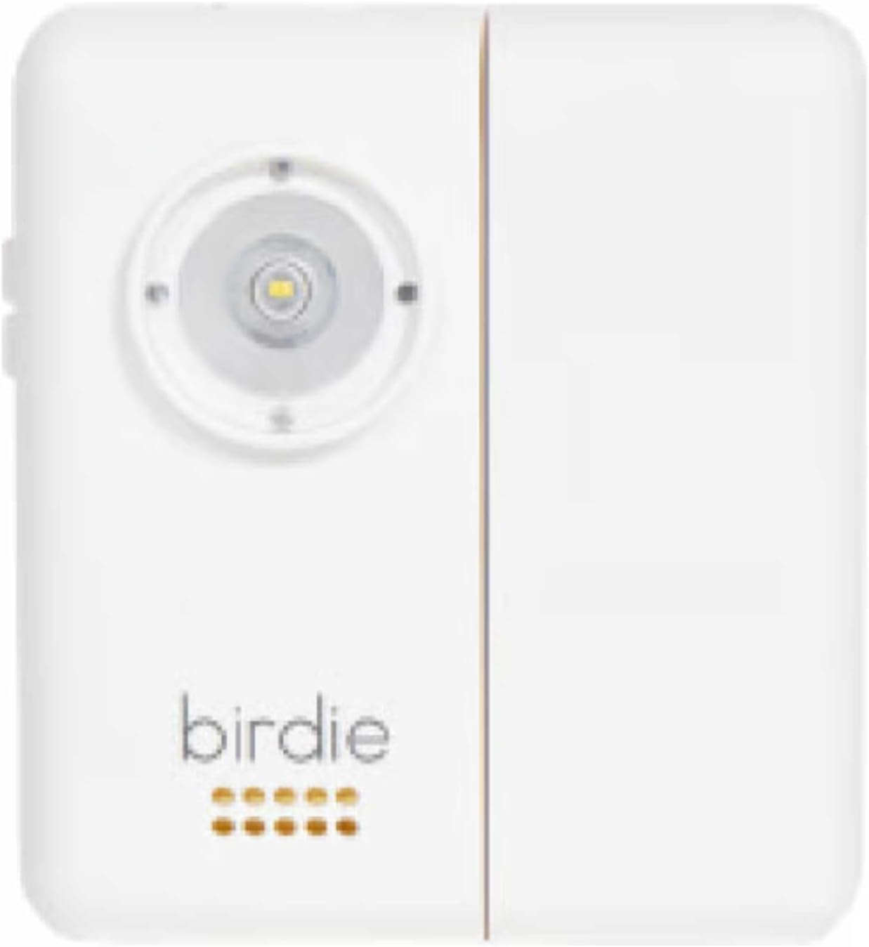 She's Birdie - The Original Personal Safety Door Alarm for Travel, at Home, or Window Security - Portable, Loud Siren, Flashing Light Alert + Built in Flashlight, Rechargeable, Rental Safe (Coconut)