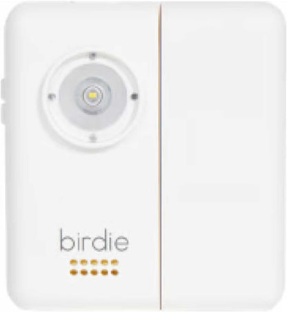 She's Birdie - The Original Personal Safety Door Alarm for Travel, at Home, or Window Security - Portable, Loud Siren, Flashing Light Alert + Built in Flashlight, Rechargeable, Rental Safe (Coconut)