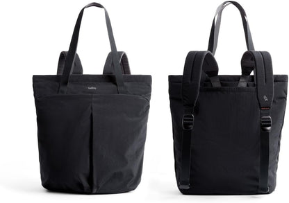Bellroy Lite Totepack (18 liter lightweight tote bag and backpack, for beach, travel and every day) - Black