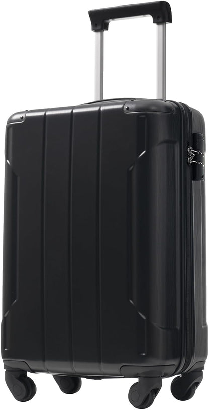 Merax 20 Inch Carry On Luggage Airline Approved, Hardshell ABS Suitcase with Spinner Wheels, TSA Lock, Lightweight Travel Luggage for Business Trips & Weekend Getaways