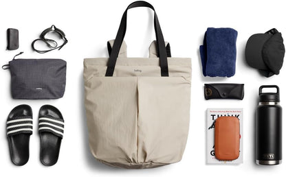 Bellroy Lite Totepack (18 liter lightweight tote bag and backpack, for beach, travel and every day) - Ash