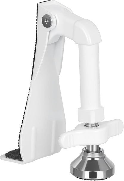 Portable Door Stopper Door Lock for Travel Anti Theft Door Blocker, Security Door Stoppers for Bottom of Door, No Drill Safety Doors Stopper Hotel Door Locks for Travelers Security (White)