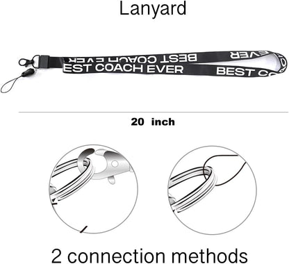 Letters Coach Gifts, Whistle for Coaches, Whistle Emergency, Thank You Coach Gifts, Coaches Whistle with Lanyard Cheer Coach Gift for Men Women Teachers Referees School Sports Coach Outdoor, Letter T
