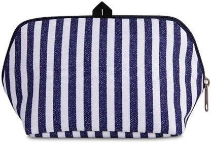PackIt® Freezable Snack Bag, Seaside Stripe, Built with ECOFREEZE® Technology, Collapsible, Reusable, Zip Closure, Designed For Keeping Snacks Fresh On the Go