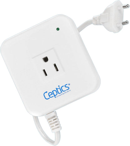 Ceptics 500 Watt Voltage Converter – Step Down 220v to 110v Converter - Converts 220V/240V to 110V/120V – Use with Hair Straighteners, Laptops, and Chargers – CE Certified