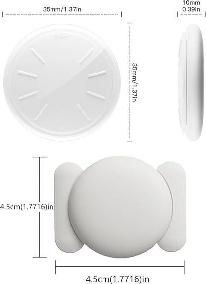 No Subscription Vehicle GPS Tracker,Portable Car GPS Tracker Work with Apple Find My（iOS Only,Mini Magnetic GPS Device Full Coverage Pinpoint Vehicle Location Elderly Children Pets (White,2PCS)