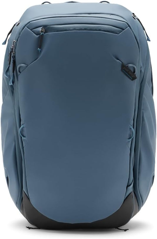Peak Design Travel Backpack 45L, Ocean, Expandable 35-45L Design, Rear and Top Access, Weatherproof Shell, Laptop Sleeve, Ideal for Travel or Everyday Carry, Versatile Backpack for Men and Women