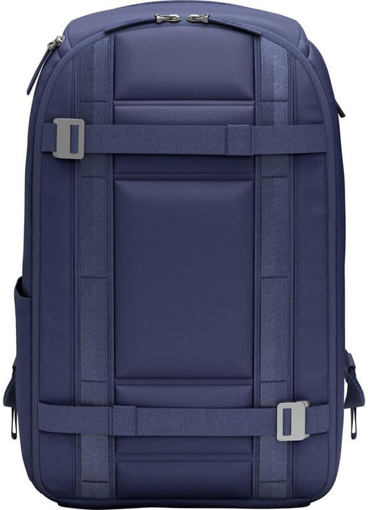 Db Journey Ramverk Backpack - Durable Travel Backpack with Laptop Compartment & Pockets for Work, Luggage with Roller Bag Hook Up System, 26L - Blue Hour
