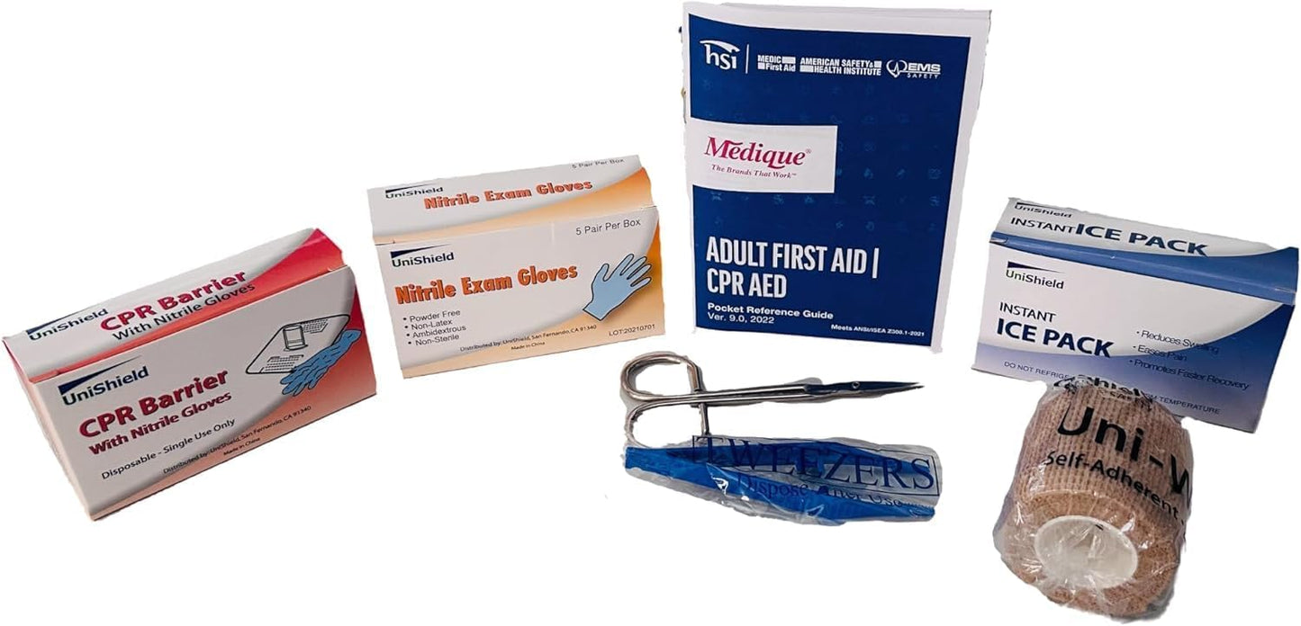 Class-B First Aid Refills Medication Without Cabinet | Essential Medications for Emergency Preparedness | Ensuring Long-Lasting Reliability | Exceeds OSHA/Ansi Z308.1 2015 | Over 1250 PCS