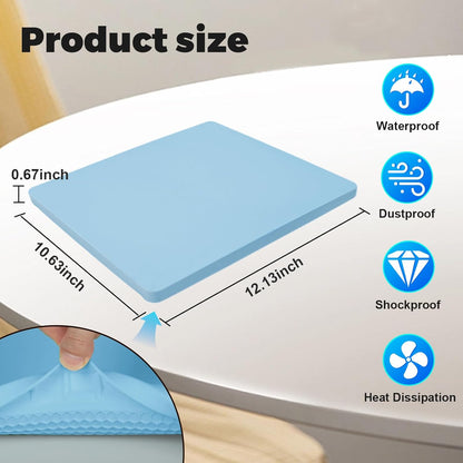Starlink Mini Protective Cover, Starlink Mini Accessories Silicone Protective Case for Starlink Mini Dish Blue