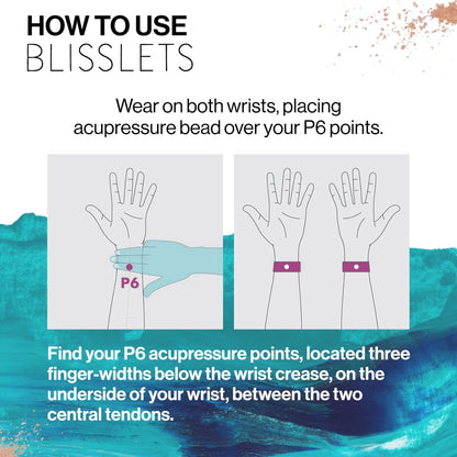 Acupressure Relief Band - Edith Duo (Small) - Motion Sickness Bands and Nausea Relief for Pregnant Women | Travel, Pregnancy, Cruise