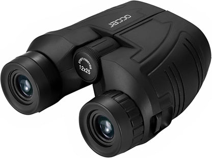 Occer 12x25 Compact Binoculars for Adults and Kids, Large Eyepiece Waterproof Binocular with Low Light Vision,High Powered Easy Focus Binoculars for Bird Watching,Outdoor Hunting,Travel,Sightseeing