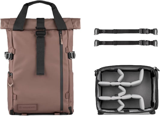 WANDRD All New PRVKE 21L V4: Camera Backpack and Photography Bundle - Weatherproof Travel and Photography Backpack, Bundle Includes 21L Bag, Camera Cube, Waist Straps, and Accessory Straps