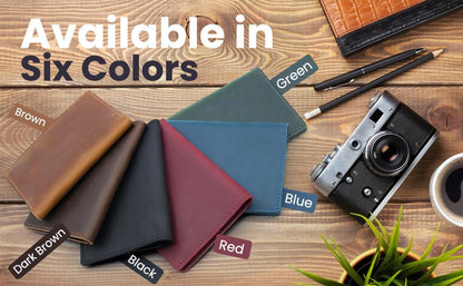 Personalized Leather Passport Holder, Custom Travel Wallet, Genuine Leather Passport Cover- Custom Engraved Passport Wallet, Wallet for Passports
