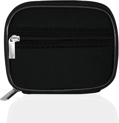 Serfeymi Weekly Travel Pill Organizer Pill Case for Purse with Removable 7 Day Pill Box, Fashionable Travel Medicine Organizer Pill Container for Medicine, Vitamin, Supplement - Black 01