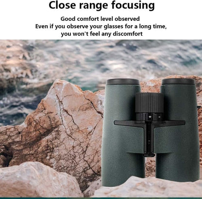 8x42ED Compact Binoculars for Adults – High-Powered BAK4 Prisms, Diamond White Coating, Waterproof & Fogproof, Rubber Armored – Ideal for Bird Watching, Hunting, Travel, Outdoor Sports