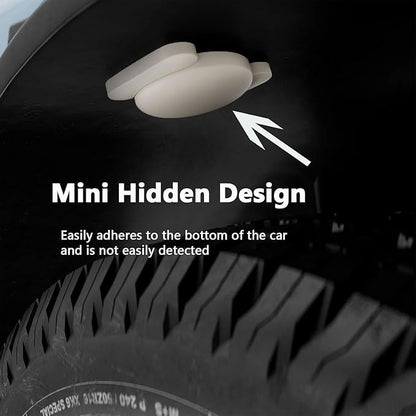No Subscription Vehicle GPS Tracker,Portable Car GPS Tracker Work with Apple Find My（iOS Only,Mini Magnetic GPS Device Full Coverage Pinpoint Vehicle Location Elderly Children Pets (White,2PCS)