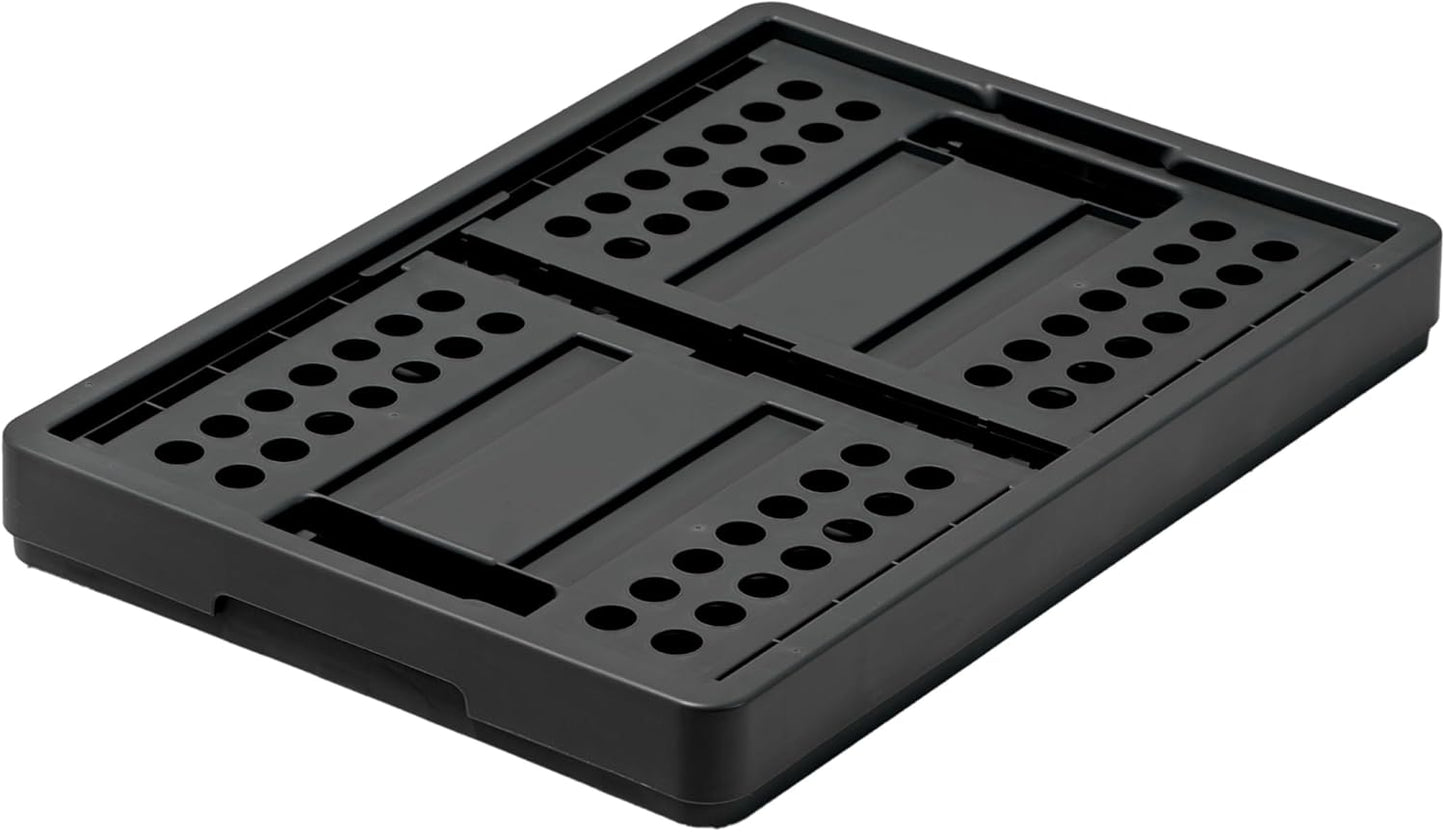Clax® crate | folding box | basket | 48 qt (12 gal) | black