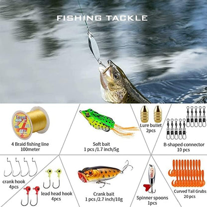 Collapsible Fishing Rod and Reel Combo, BalanZze Telescopic Fishing Rod with Spinning Reel, Portable Collapsible Fishing Pole Kit for Saltwater and Freshwater