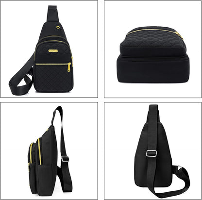 Small Sling Bag For Women Men Casual Crossbody Sling Backpack