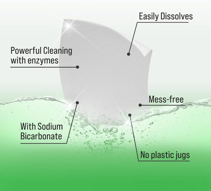 Rockin' Green Travel Laundry Detergent Sheets - Mess-Free Laundry Sheets Detergent Powerful Cleaning with Sodium Bicarbonate - Easily Dissolvable Laundry Soap Sheet (104 Loads, Freshwood Mac)