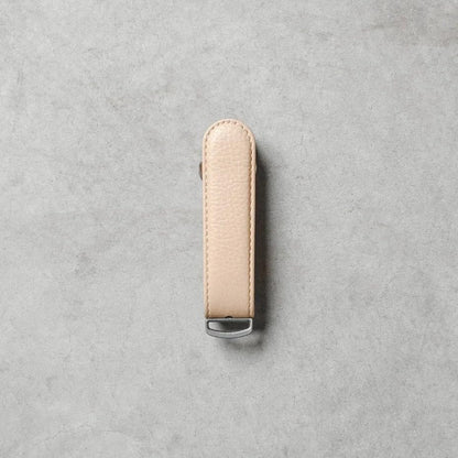 Jibbon Italian Premium Leather Key Organizer - Stylish Key Holder with Marine Grade 316 Stainless Steel, Compact EDC Keychain