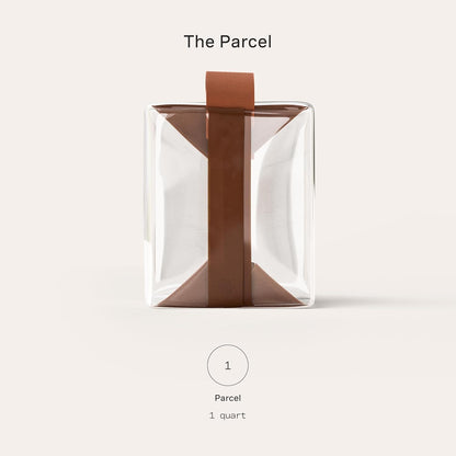Cadence Parcel - Clear Dopp Kit with Magnetic Closure - Durable and Leak-Resistant Travel Toiletry Kit - Modular Design