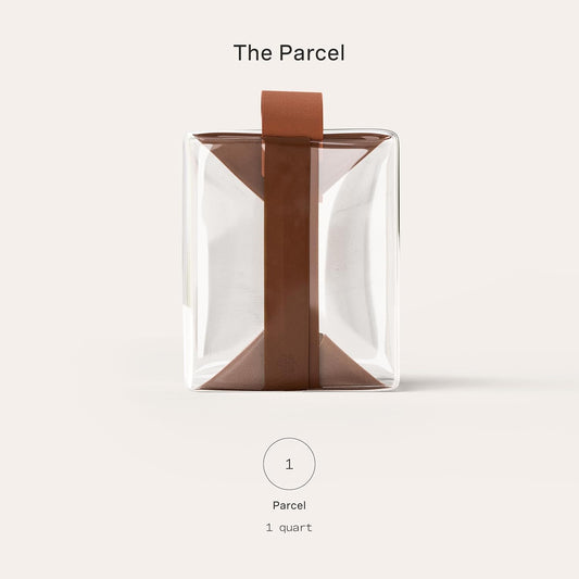 Cadence Parcel - Clear Dopp Kit with Magnetic Closure - Durable and Leak-Resistant Travel Toiletry Kit - Modular Design