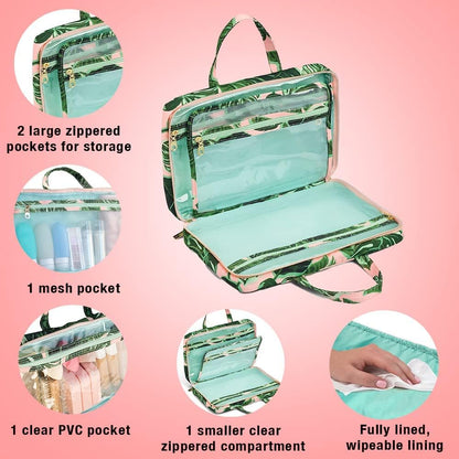 Conair Travel Toiletry Bag - Makeup Bag - Cosmetic Bag -Travel Makeup Bag