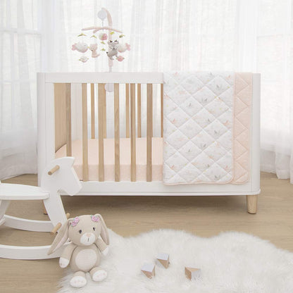 Living Textiles Baby Musical Mobile - Ava Birds | Crib Toy, Knitted Woodland Characters, Nursery Decor, Calming Soother with 12 Lullabies Essential and Perfect Toy for Boys Girls