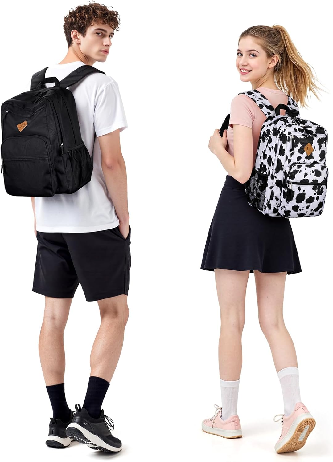 ZORFIN 26L Backpack for College, and Travel: Water Resistant Bookbag - Powderblue