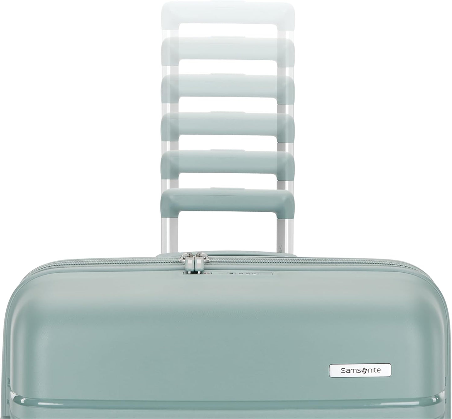 Samsonite Elevation Plus - Large Hardside Luggage - Scratch Resistant Polypropylene Shell, RightHeight™ Adjustable Handle, Integrated AirTag Holder, TSA Lock, WetPak™ Compartment - Cypress Green