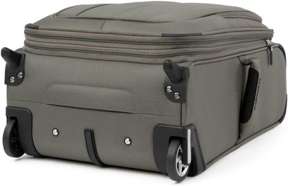 Travelpro Maxlite 5 Softside Expandable Upright 2 Wheel Carry on Luggage, Lightweight Suitcase, Men and Women, Slate Green, Carry On 22-Inch