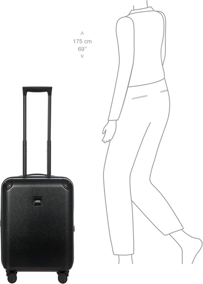 Bric's Amalfi 21" Spinner Luggage Lightweight Expandable Suitcase Carry-On Approved