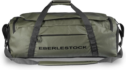Eberlestock Hyllus Duffel Bag for Men - Durable, Water-Resistant, Small Men's Duffle Bag with Zipper Pockets, Ideal for Travel & Gym, Tactical Gear Bag, Hunting, Fishing, Camping - Military Green, 65L