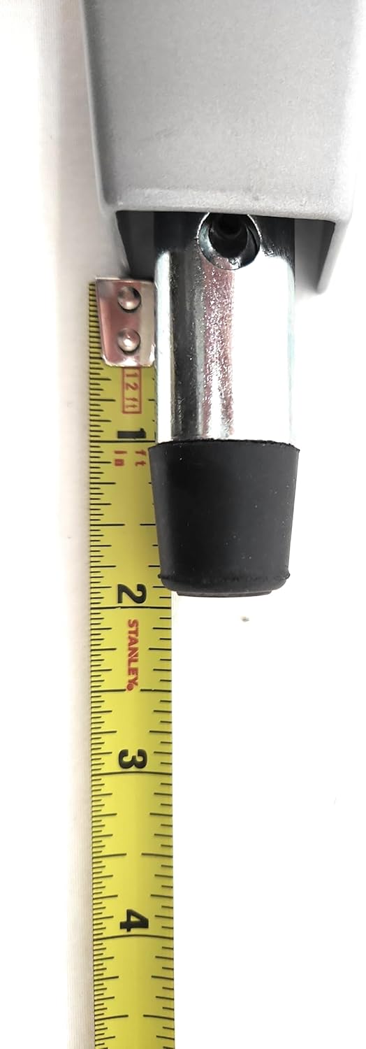 Pacific Doorware Heavy Duty Spring Loaded Step Down Push On Door Holder/Stopper (4, Aluminum)