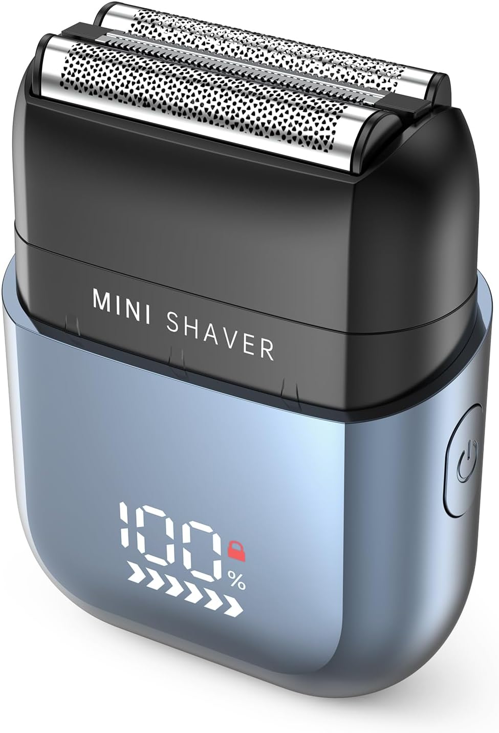 Men's Foil Shavers,Mini Electric foil Shaver for Men, Compact Face, IPX7 Waterproof Wet&Dry Cordless Razor, LED Display, USB-C Fast Rechargeable,Electric foil Shaver,3 Razor Rechargeable
