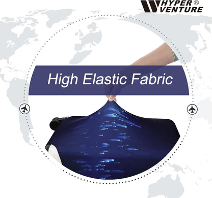 HYPER VENTURE Washable Luggage Cover - Fashion Suitcase Protector Fits 31-32 Inch Luggage (Nightscape, XL)