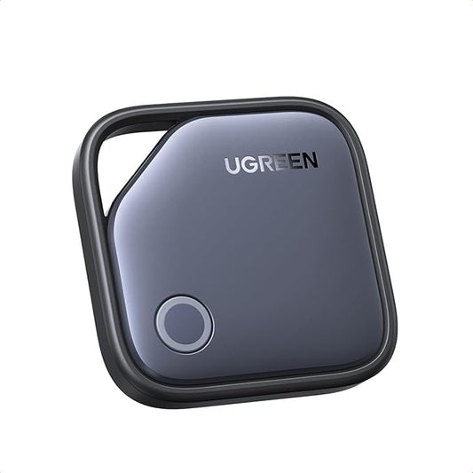 UGREEN FineTrack Smart Finder Compatible with Apple Find My (iOS Only) 2-Year Replaceable Battery Bluetooth Tracker Tags, Item Finder Smart Tag for Key Luggage Passport with Alarm& Left-Behind Remind