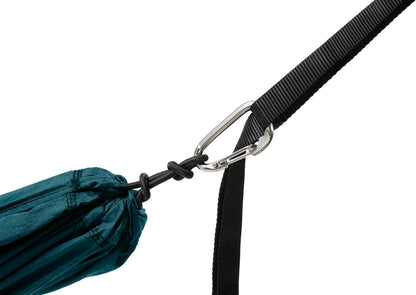 ENO TravelNest Hammock & Straps Combo - Portable Hiking and Camping Hammock with Straps Included - Travel Hammock for Camping, Hiking, Backpacking, a Festival, or The Beach - Marine