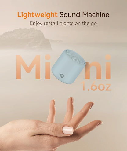Dreamegg Portable White Noise Machine - Travel Sound Machine for Sleep, Features Powerful Battery, Egg-Sized, 16 Nature Sounds, Timer, Sound Machine for Baby Adults Office Privacy Home Gift (Ocean)