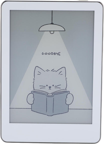 Yoidesu Electronic Book Reader, E Book Reader 6 Inch for Home (White)