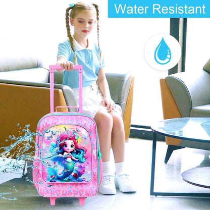 Kids Luggage for Boys Girls, Toddler Rolling Travel Carry on Suitcase with Wheels